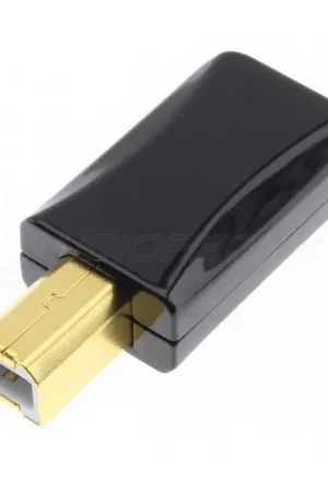 Connecteur USB-B 2.0 Mâle Plaqué Or 24k 3µ Ø6.8mm Noir - Meilleure vente