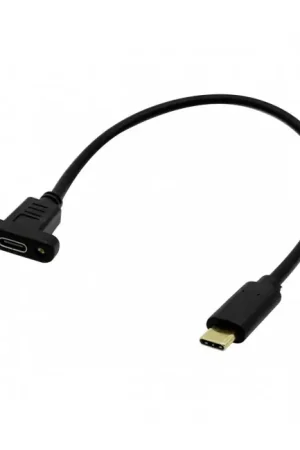 Passe Cloison USB-C 3.1 Mâle vers Femelle 30cm | Offre du jour