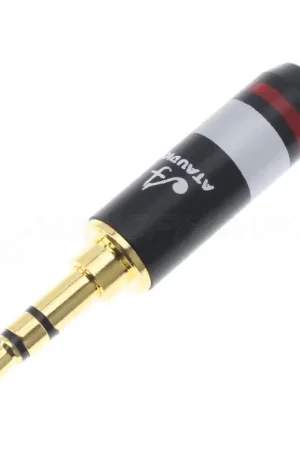 Plus que quelques jours | ATAUDIO AT-5G Connecteur Jack 3.5mm TRS Plaqué Or Ø6mm Rouge