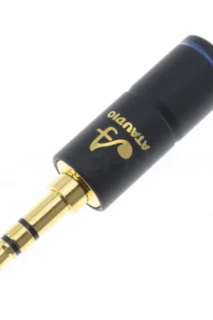 Nouveau chez nous | ATAUDIO AT-X10 Connecteur Jack 3.5mm TRS Plaqué Or Ø6mm Bleu
