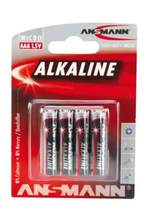 ANSMANN AAA LR03 Piles 1.5V (Set x4) | Produit tendance