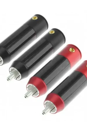 Envoi rapide | VIBORG VR106AG Connecteurs RCA Mâles Argent Pur PTFE Ø11mm (Set x4)
