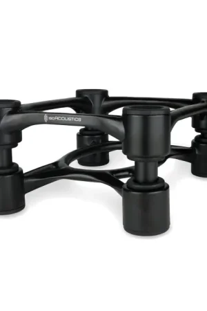 ISOACOUSTICS APERTA Support d'Enceintes 155x190x76mm 15.9kg Noir (La paire) | Meilleure vente