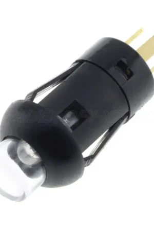 Bouton Poussoir Monostable Nylon 1NO avec LED Verte Ø8mm Noir | Paiement sécurisé
