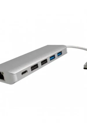 Hub USB 3.1 4x USB-A 1x USB-C 1x Ethernet RJ45 Gigabit - Livraison express