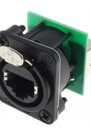 Prêt à expédier | NEUTRIK NE8FDP-B Passe-Cloison RJ45 Ethernet Cat 5e