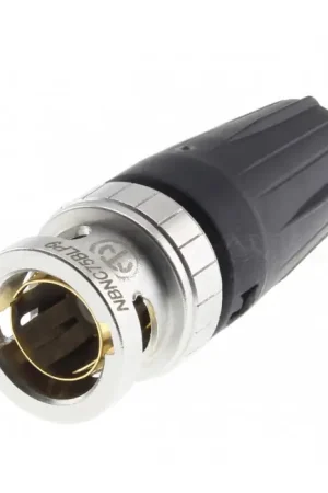 Très populaire | NEUTRIK NBNC75BLP9 Connecteur BNC Mâle 75 Ohm Plaqué Or Ø6.3mm