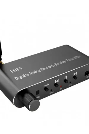 Très bien noté - Récepteur / Émetteur Bluetooth 5.1 DAC SPDIF 24bit 96kHz Lecteur de Fichiers USB