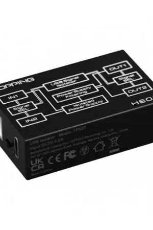 TOPPING HS02 Isolateur Audio USB 32bit 768kHz DSD512 | Prix exceptionnel