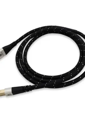 Très apprécié des clients | LUDIC ORPHEUS Câble USB-B Mâle vers USB-A Mâle Cuivre OCC Blindé Plaqué Or 0.75m