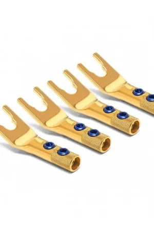 Plus que quelques jours - OYAIDE SGSL Fourches Plaquées Argent / Or 24k Ø4mm (Set x4)