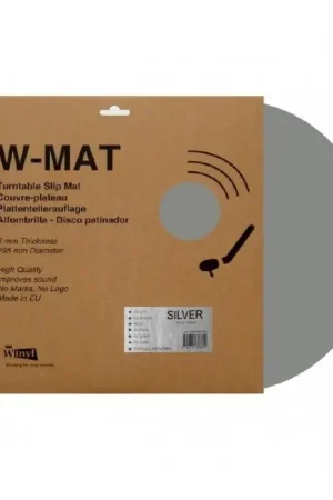 WINYL W-MAT Couvre-Plateau Acrylique pour Platine Vinyle Ø295mm Argent - Se termine bientôt