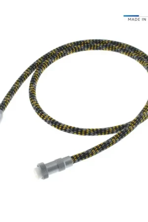 AUDIOPHONICS Câble d'Alimentation Jack DC 5.5/2.5mm vers GX16 Cuivre OFC pour Alimentations Audiophonics LPSU100 1m | Stock presque épuisé
