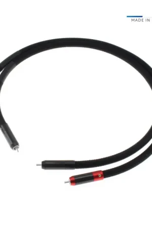 AUDIOPHONICS OBSIDIAN Câble de Modulation RCA-RCA Argent Pur 0.75m (La paire) - Disponible maintenant