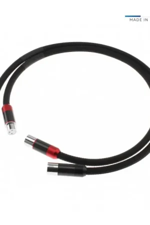AUDIOPHONICS OBSIDIAN Câble de Modulation XLR-XLR Argent Pur 0.75m (La paire) | Nouveau lancement