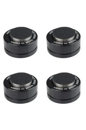 Offre exceptionnelle | Pieds Acier Inoxydable 39x18mm Noir / Argent (Set x4)
