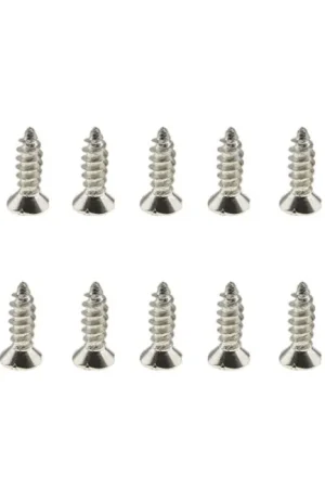 Produit tendance | Vis à Bois Tête Fraisée Cruciforme M3x10mm Acier Argent (x10)