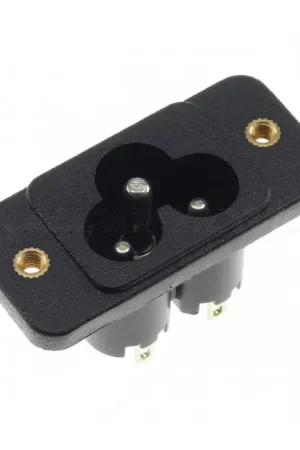 Tout juste arrivé - Embase IEC C6 Mickey à Souder pour Boîtier