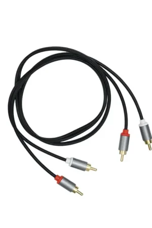 Très apprécié des clients | Câble de Modulation Stéréo Plaqué Or RCA-RCA 1m