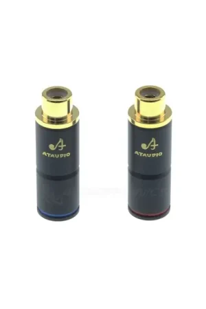 Prix avantageux - ATAUDIO Q8RF Connecteurs RCA Femelle Ø7.5mm (La paire)