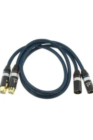 ATAUDIO K8 Câble de Modulation XLR Mâle vers XLR Femelle Plaqué Argent 0.75m (La paire) | Produit phare
