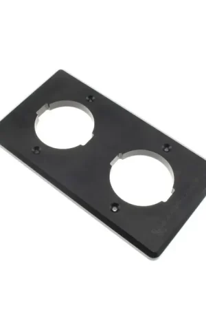 Plaque murale Aluminium embase Schuko Double pour FURUTECH FI-E30 Noir | Préféré des clients