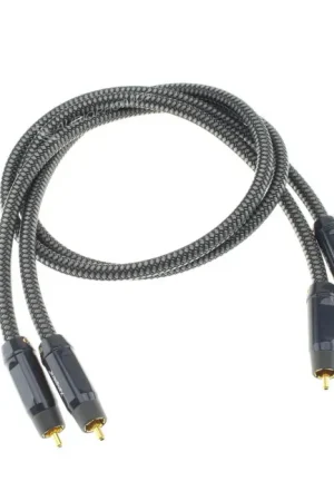XANGSANE XS-6001 Câbles de Modulation RCA Cuivre OFC 0.75m (La paire) - Qualité professionnelle