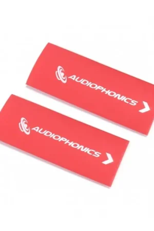 AUDIOPHONICS Gaines Thermorétractables pour Câbles 3:1 Ø18mm Rouge (x2) | Nouveau chez nous