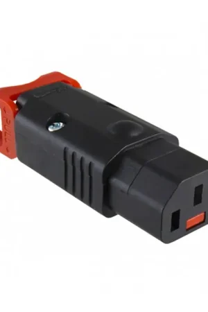 IEC LOCK IEC60320-C13 Connecteur IEC C13 Verrouillable 250V 15A Ø8mm | Nouveau