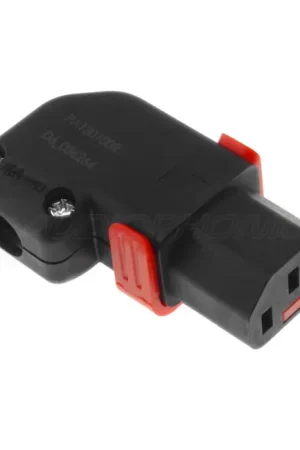 IEC LOCK L/R Connecteur IEC C13 Verrouillable Coudé Plat 250V 15A Ø8mm | Meilleure vente