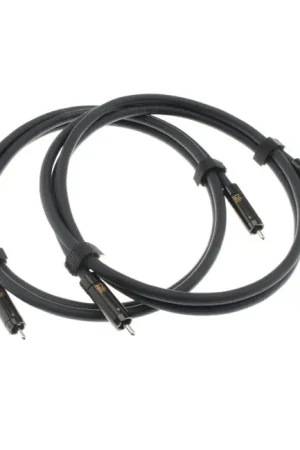 RAMM AUDIO AIR 25 Câbles de modulation RCA-RCA Cuivre OFHCC Plaqué Rhodium 1.5m (La paire) | Déstockage