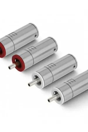 AECO ARP-1512R Connecteurs RCA Cuivre Tellurium Plaqué Rhodium Ø11mm (Set x4) | Qualité premium