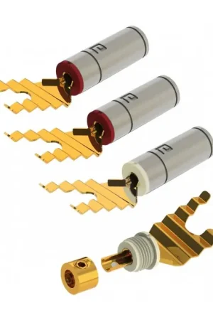 En stock - AECO ASP-1931G Fourches Cuivre Plaqué Or Ø6mm (Set x4)