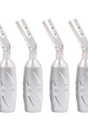VIBORG VS701R Fourche Cuivre Pur Plaquée Argent / Rhodium Ø7.5mm (Set x4) | Très bien noté