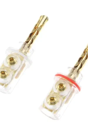 Fiches Banane Plaqué Or 24k Ø8mm (La paire) - Ajoutez au panier