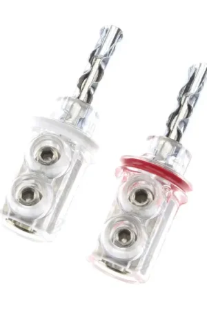 Fiches Banane Plaqué Rhodium Ø8mm (La paire) | Prix imbattable