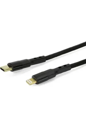 Câble USB-C Mâle vers Lightning Mâle Plaqué Or 2m | Haute qualité