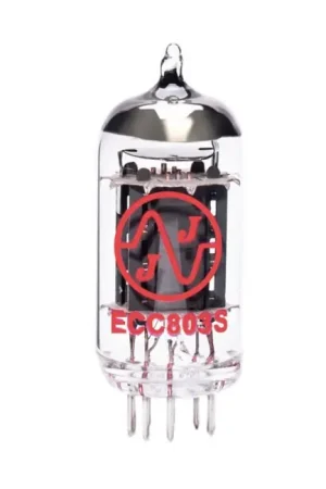 Très demandé - JJ ELECTRONICS ECC803S / 12AX7 Tube de Préamplification à Double Triode 9 Broches (Unité)