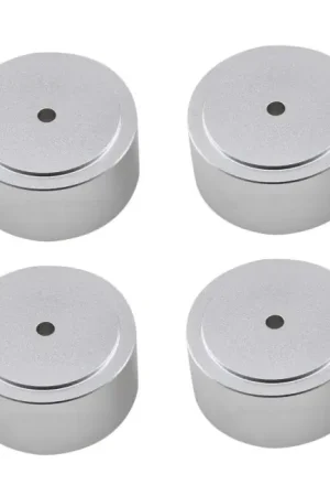 XANGSANE XS-Q22 Pieds Aluminium Brossé 40x20mm Argent (Set x4) - Expédition immédiate