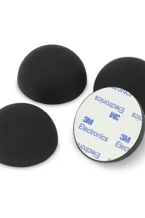 DYNAVOX ED50 Pieds Absorbeurs de Vibrations Élastomères 3M Ø50mm Noir (Set x4) - Réduction spéciale