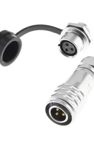 Super offre | Connecteurs SF12 3 Pôles Mâle / Femelle Verrouillable Ø6mm