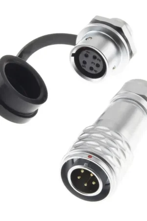 Satisfait ou remboursé - Connecteurs SF12 5 Pôles Mâle / Femelle Verrouillable Ø6mm
