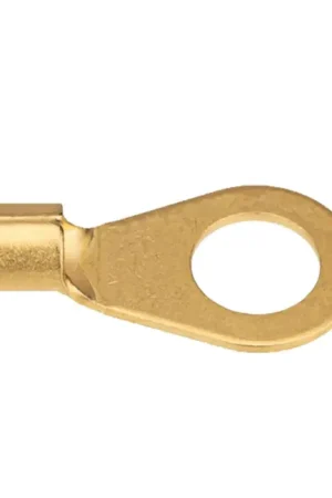 Tout juste disponible | MUNDORF MCONCL.R25-8.4G Cosses à Oeillet Plaqué Or M8 1.5-2.5mm² (Set x4)