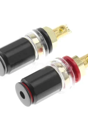 Bon prix | Borniers HP Plaqué Or 24k Ø19mm x 50mm (La paire)