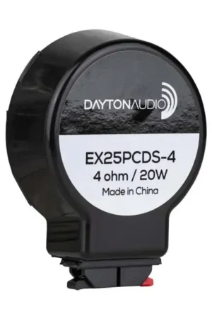 Nouveau au catalogue | DAYTON AUDIO EX25PCDS-4 IMS™ Haut- Parleur Vibreur Exciter 20W 4 Ohm Ø25mm