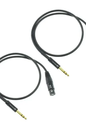 Dépêchez-vous - Câble de Modulation Symétrique Jack 6.35mm TRS Mâle vers XLR 3 Pôles Femelle Cuivre OFC 1.5m (La paire)