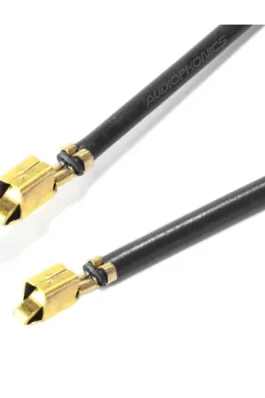 Câble VH 3.96mm Femelle Sans Boîtier 1 Pôle Plaqué Or 30cm Noir (x10) | Qualité supérieure