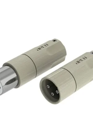 AECO AMI-1060R Connecteurs XLR 3 Pôles Mâle et Femelle Cuivre Tellurium Plaqué Rhodium Ø12mm (La paire) - Offre spéciale