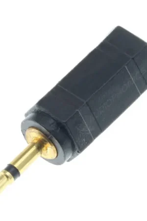 Ajoutez au panier - Adaptateur Jack 2.5mm Mâle Mono vers Jack 3.5mm Femelle Mono Plaqué Or