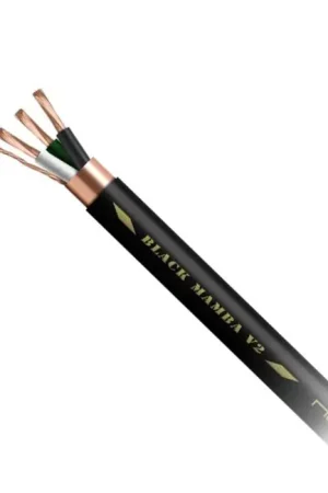 OYAIDE BLACK MAMBA V2 Câble Secteur Cuivre 102SSC Blindé 3.5mm² Ø11.8mm - Recommandé